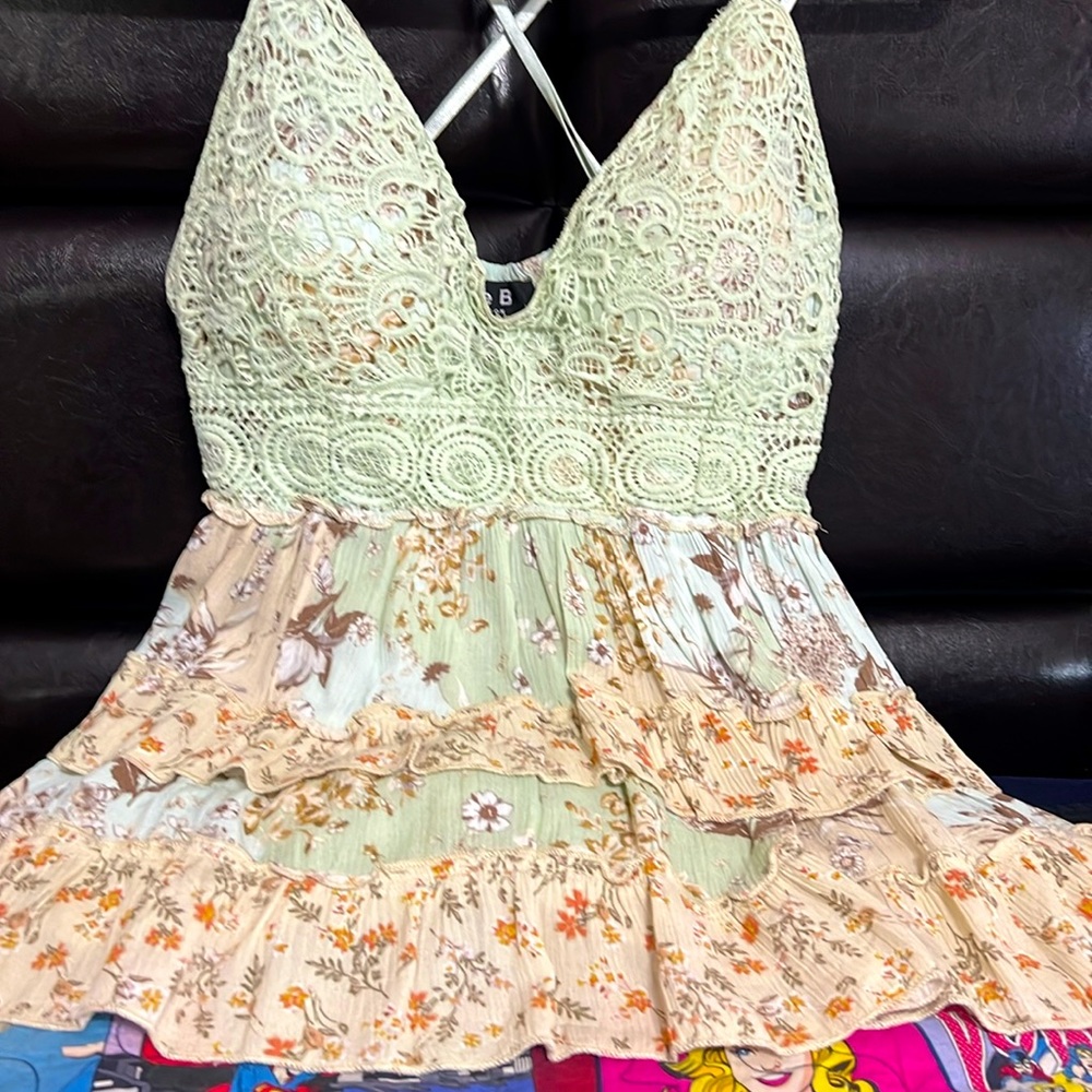 Strapped V-Nick Top